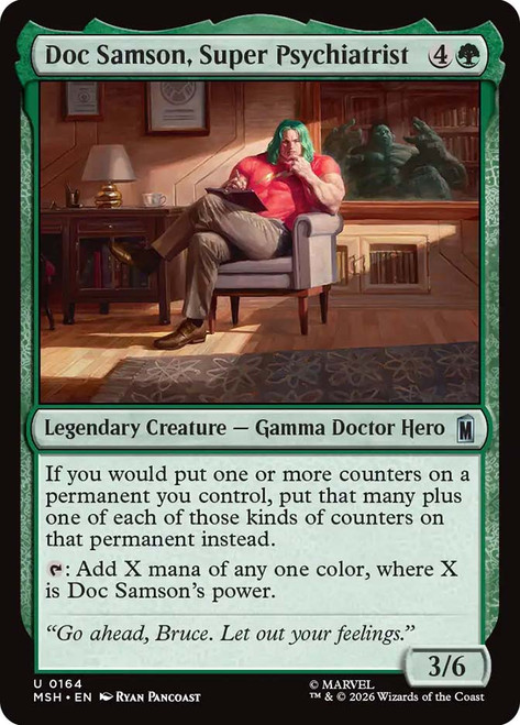 Doc Samson, Super Psychiatrist
Marvel Super Heroes
Single
Magic: The Gathering