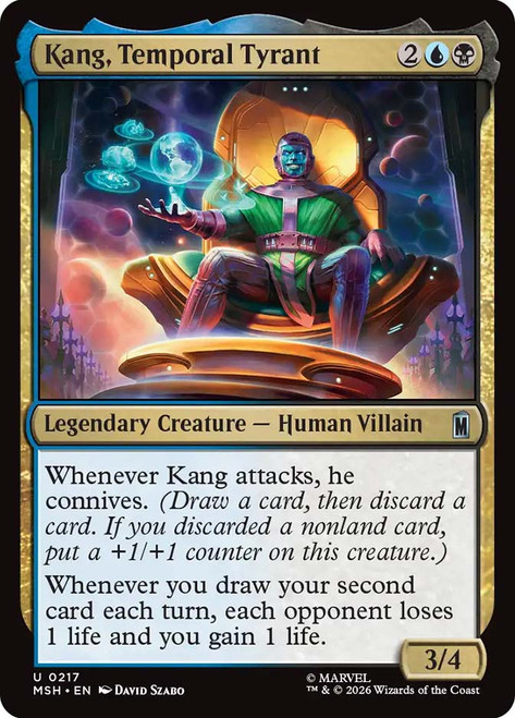 Kang, Temporal Tyrant
Marvel Super Heroes
Single
Magic: The Gathering