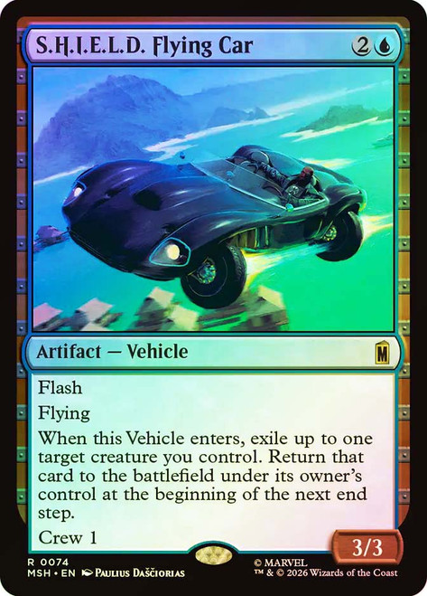 S.H.I.E.L.D. Flying Car
Marvel Super Heroes
Single
Magic: The Gathering