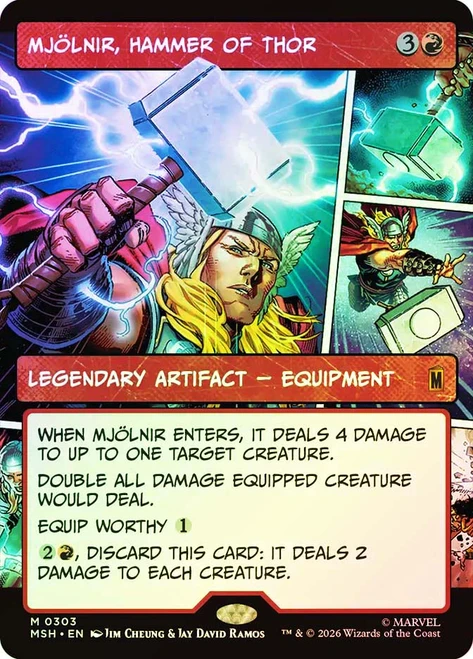 Mjolnir, Hammer of Thor
Marvel Super Heroes
Single
Magic: The Gathering