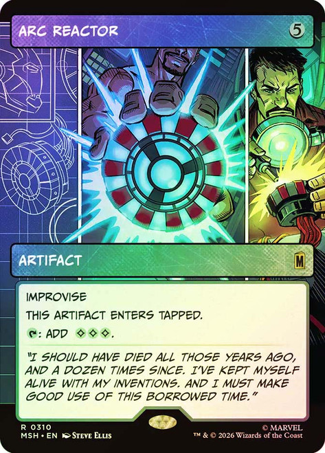 Arc Reactor
Marvel Super Heroes
Single
Magic: The Gathering