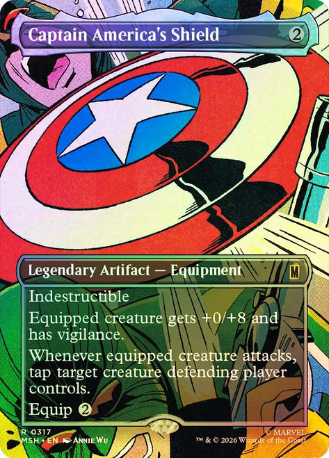 マジック：ザ・ギャザリング MTG Captain America Super Soldier foil Captain America's Shield | Marvel Super Heroes | Star City Games