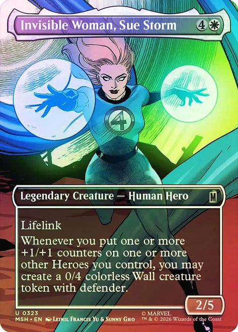 Invisible Woman, Sue Storm
Marvel Super Heroes
Single
Magic: The Gathering