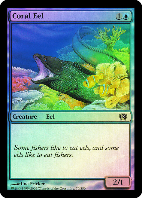 Coral Eel\n8th Edition\nSingle\nMagic The Gathering