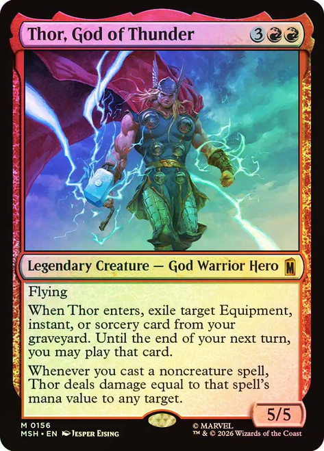 Thor, God of Thunder
Marvel Super Heroes
Single
Magic: The Gathering