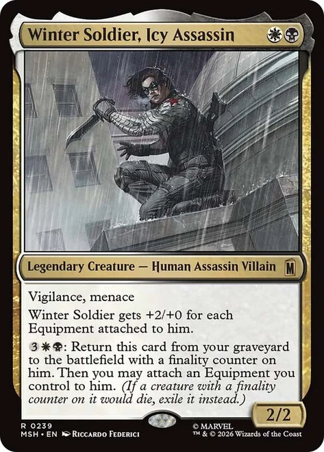 Winter Soldier, Icy Assassin
Marvel Super Heroes
Single
Magic: The Gathering