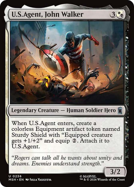 U.S.Agent, John Walker
Marvel Super Heroes
Single
Magic: The Gathering