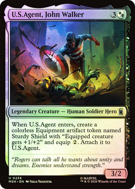 U.S.Agent, John Walker
Marvel Super Heroes
Single
Magic: The Gathering