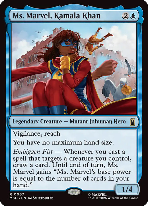 Ms. Marvel, Kamala Khan
Marvel Super Heroes
Single
Magic: The Gathering