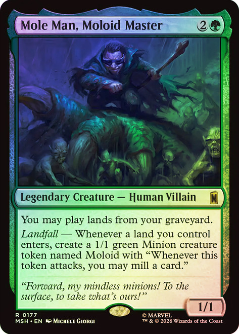 Mole Man, Moloid Master
Marvel Super Heroes
Single
Magic: The Gathering