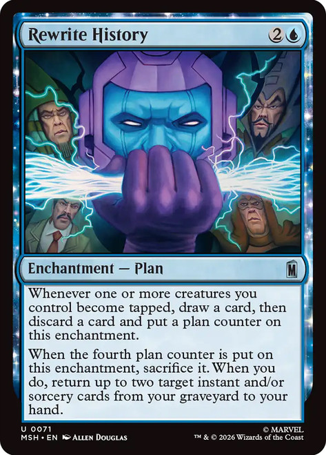 Rewrite History
Marvel Super Heroes
Single
Magic: The Gathering