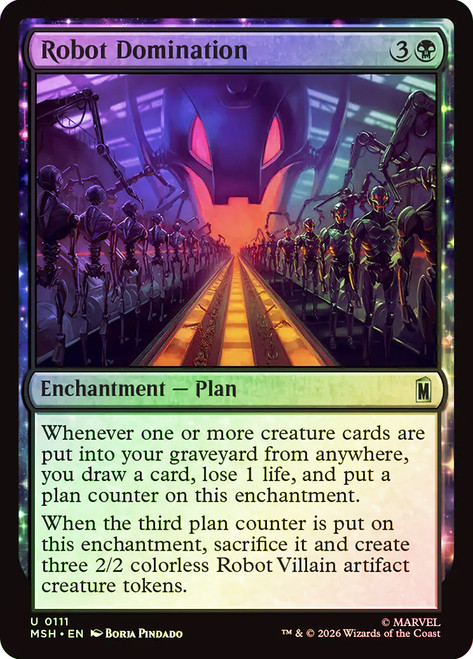 Robot Domination
Marvel Super Heroes
Single
Magic: The Gathering