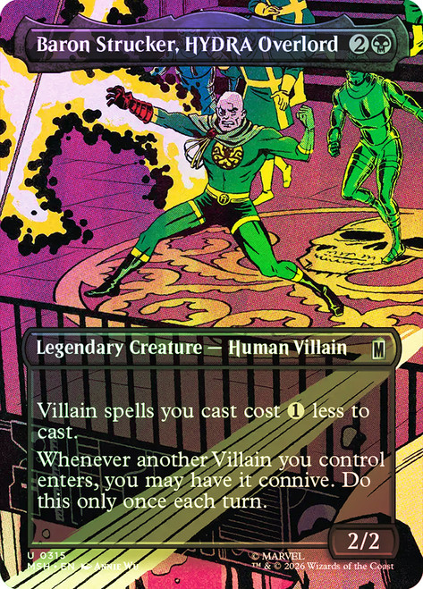 Baron Strucker, HYDRA Overlord
Marvel Super Heroes
Single
Magic: The Gathering