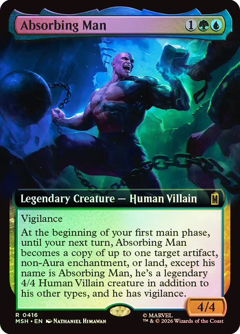 Absorbing Man
Marvel Super Heroes
Single
Magic: The Gathering