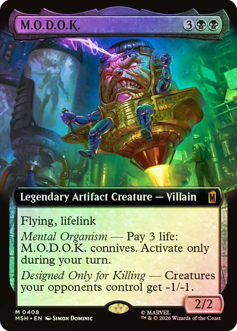 M.O.D.O.K.
Marvel Super Heroes
Single
Magic: The Gathering