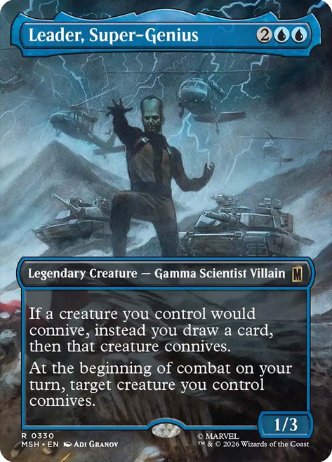 Leader, Super-Genius
Marvel Super Heroes
Single
Magic: The Gathering