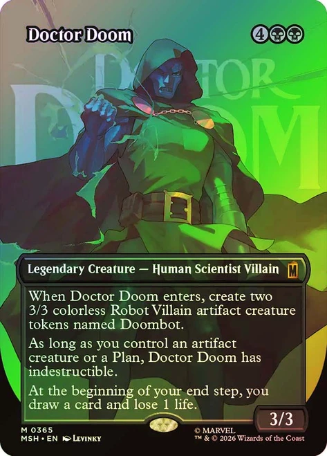 Doctor Doom
Marvel Super Heroes
Single
Magic: The Gathering