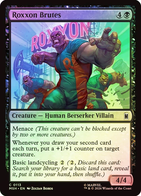 Roxxon Brutes
Marvel Super Heroes
Single
Magic: The Gathering