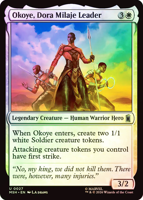 Okoye, Dora Milaje Leader
Marvel Super Heroes
Single
Magic: The Gathering