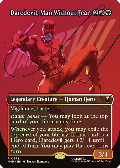 Daredevil, Man Without Fear
Marvel Super Heroes
Single
Magic: The Gathering