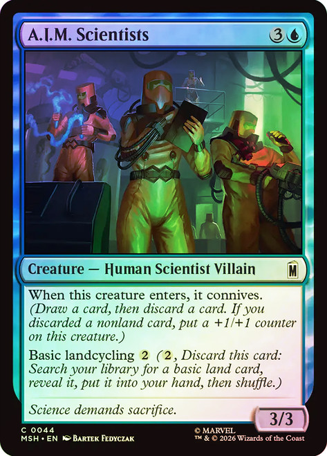 A.I.M. Scientists
Marvel Super Heroes
Single
Magic: The Gathering