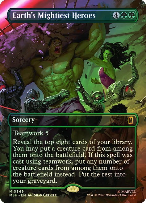 Earth's Mightiest Heroes
Marvel Super Heroes
Single
Magic: The Gathering