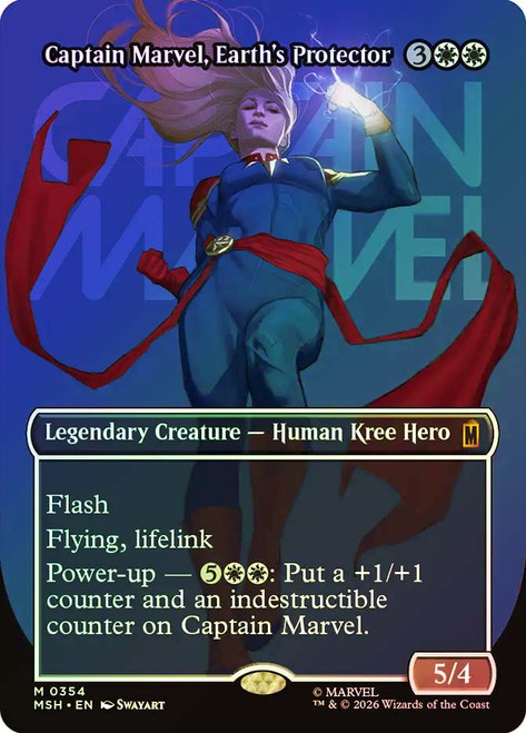 Captain Marvel, Earth's Protector
Marvel Super Heroes
Single
Magic: The Gathering