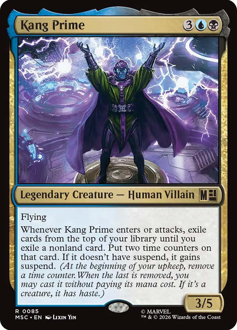 Kang Prime
Marvel Super Heroes Commander
Single
Magic: The Gathering