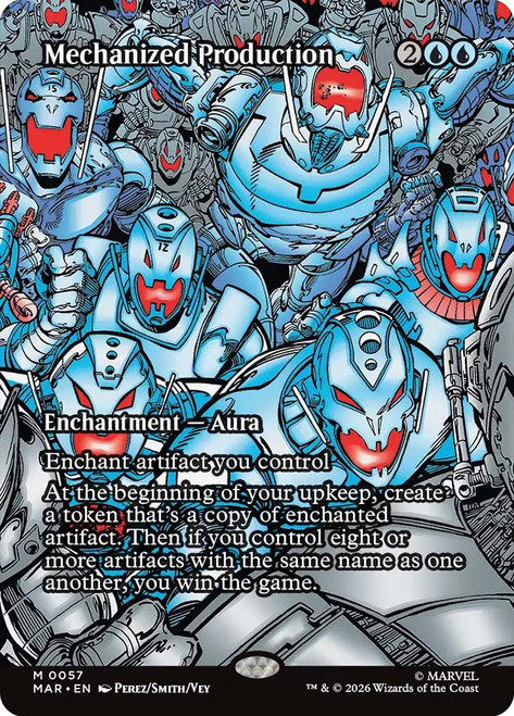 Mechanized Production
Marvel Universe
Single
Magic: The Gathering