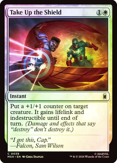 Take Up the Shield
Marvel Super Heroes
Single
Magic: The Gathering