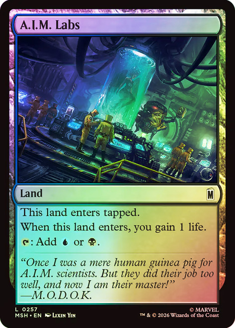 A.I.M. Labs
Marvel Super Heroes
Single
Magic: The Gathering
