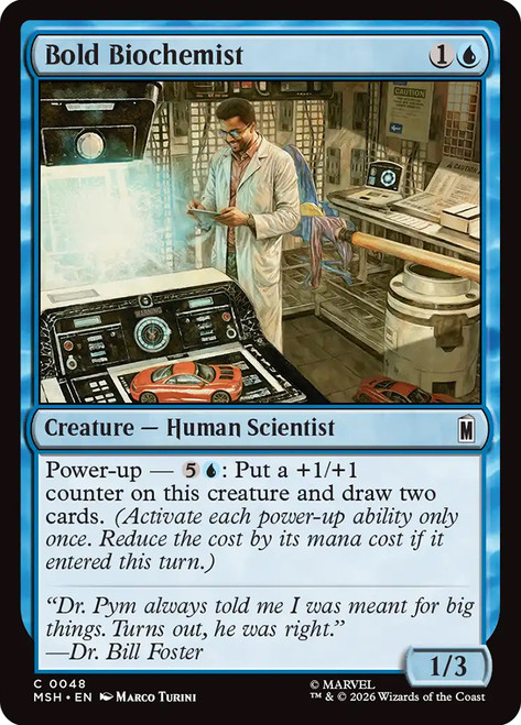 Bold Biochemist
Marvel Super Heroes
Single
Magic: The Gathering