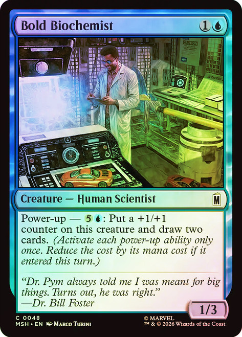 Bold Biochemist
Marvel Super Heroes
Single
Magic: The Gathering