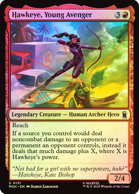 Hawkeye, Young Avenger
Marvel Super Heroes
Single
Magic: The Gathering