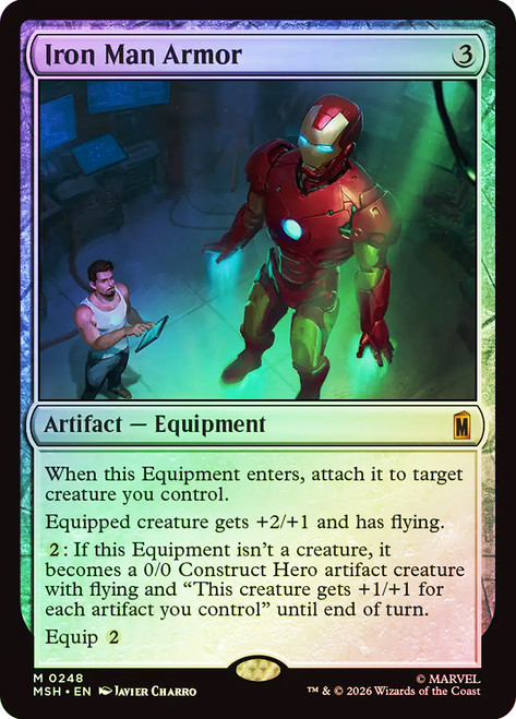 Iron Man Armor
Marvel Super Heroes
Single
Magic: The Gathering