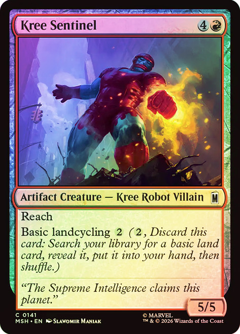 Kree Sentinel
Marvel Super Heroes
Single
Magic: The Gathering