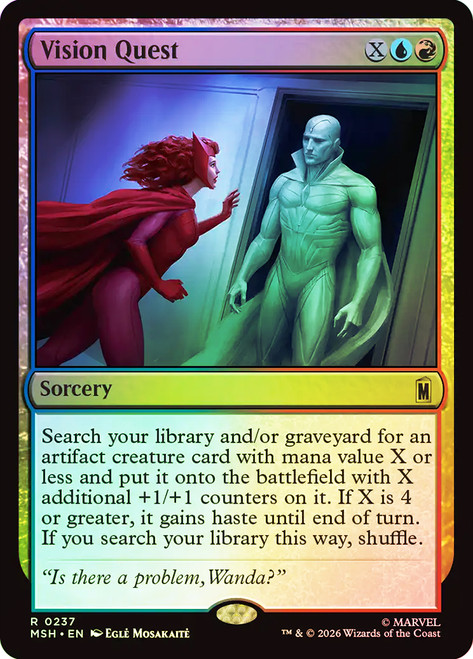 Vision Quest
Marvel Super Heroes
Single
Magic: The Gathering
