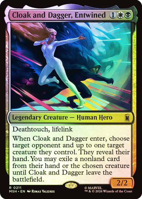 Cloak and Dagger, Entwined
Marvel Super Heroes
Single
Magic: The Gathering