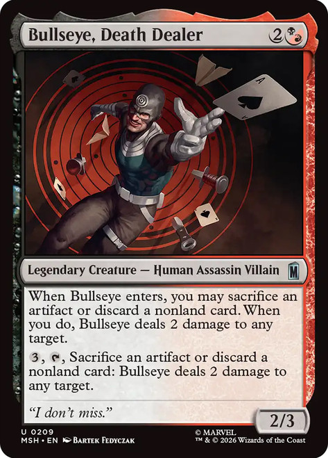Bullseye, Death Dealer | Marvel Super Heroes | Star City Games