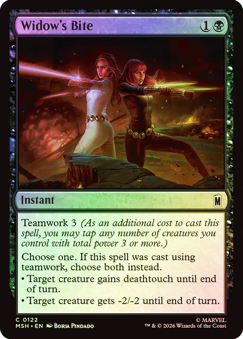 Widow's Bite
Marvel Super Heroes
Single
Magic: The Gathering