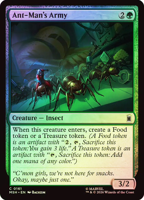 Ant-Man's Army
Marvel Super Heroes
Single
Magic: The Gathering