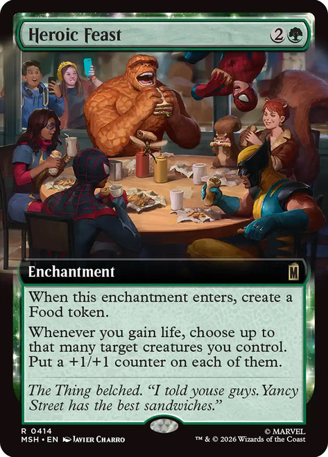 Heroic Feast
Marvel Super Heroes
Single
Magic: The Gathering