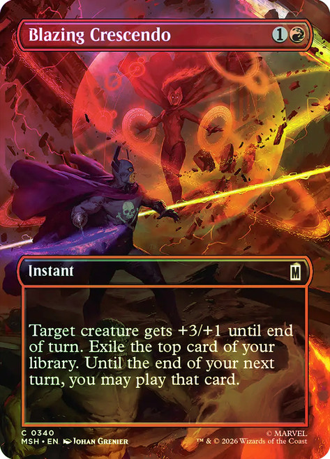 Blazing Crescendo
Marvel Super Heroes
Single
Magic: The Gathering