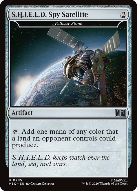 Fellwar Stone (S.H.I.E.L.D. Spy Satellite)
Marvel Super Heroes Commander
Single
Magic: The Gathering