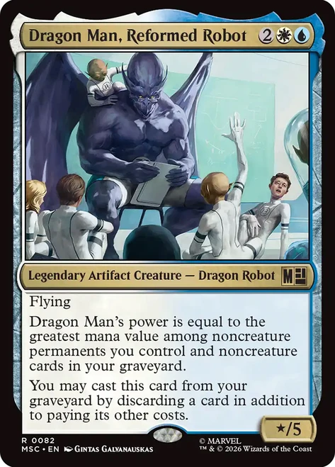 Dragon Man, Reformed Robot
Marvel Super Heroes Commander
Single
Magic: The Gathering