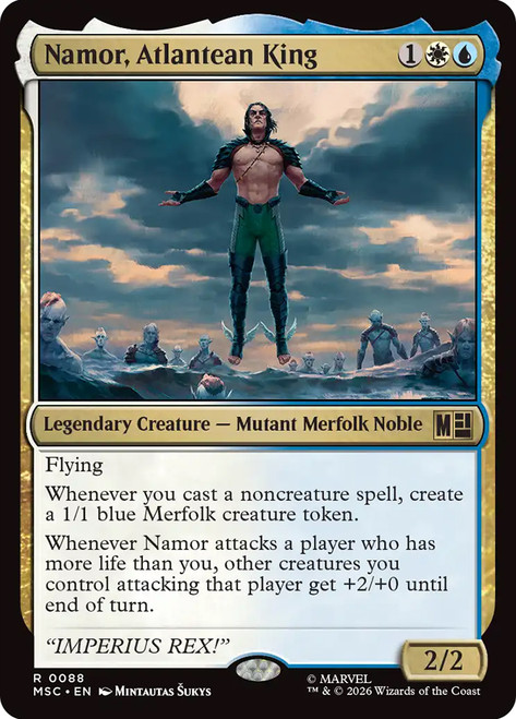 Namor, Atlantean King
Marvel Super Heroes Commander
Single
Magic: The Gathering