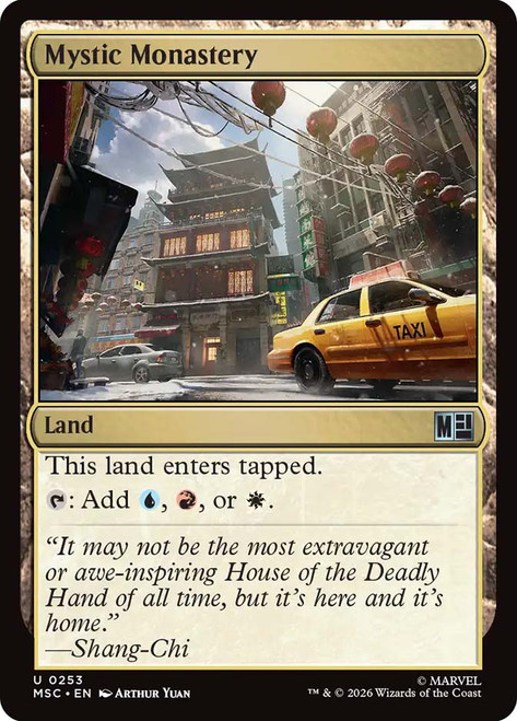 Mystic Monastery
Marvel Super Heroes Commander
Single
Magic: The Gathering