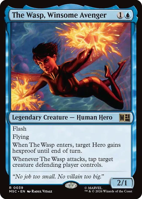 The Wasp, Winsome Avenger
Marvel Super Heroes Commander
Single
Magic: The Gathering