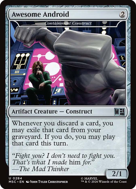 Containment Construct (Awesome Android)
Marvel Super Heroes Commander
Single
Magic: The Gathering