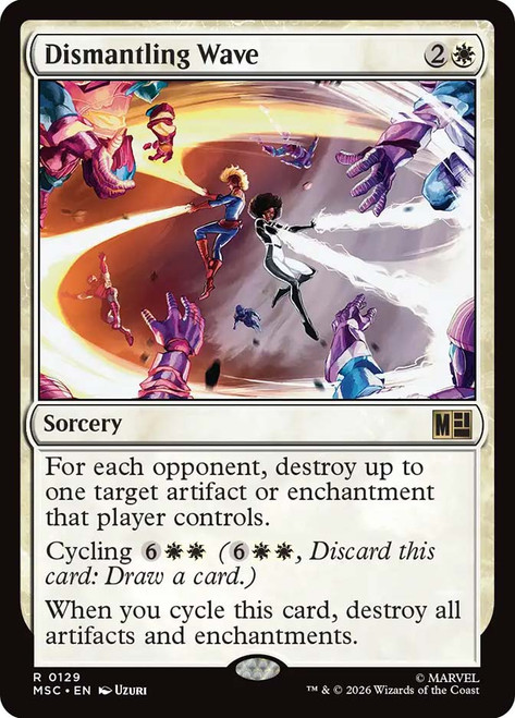 Dismantling Wave
Marvel Super Heroes Commander
Single
Magic: The Gathering